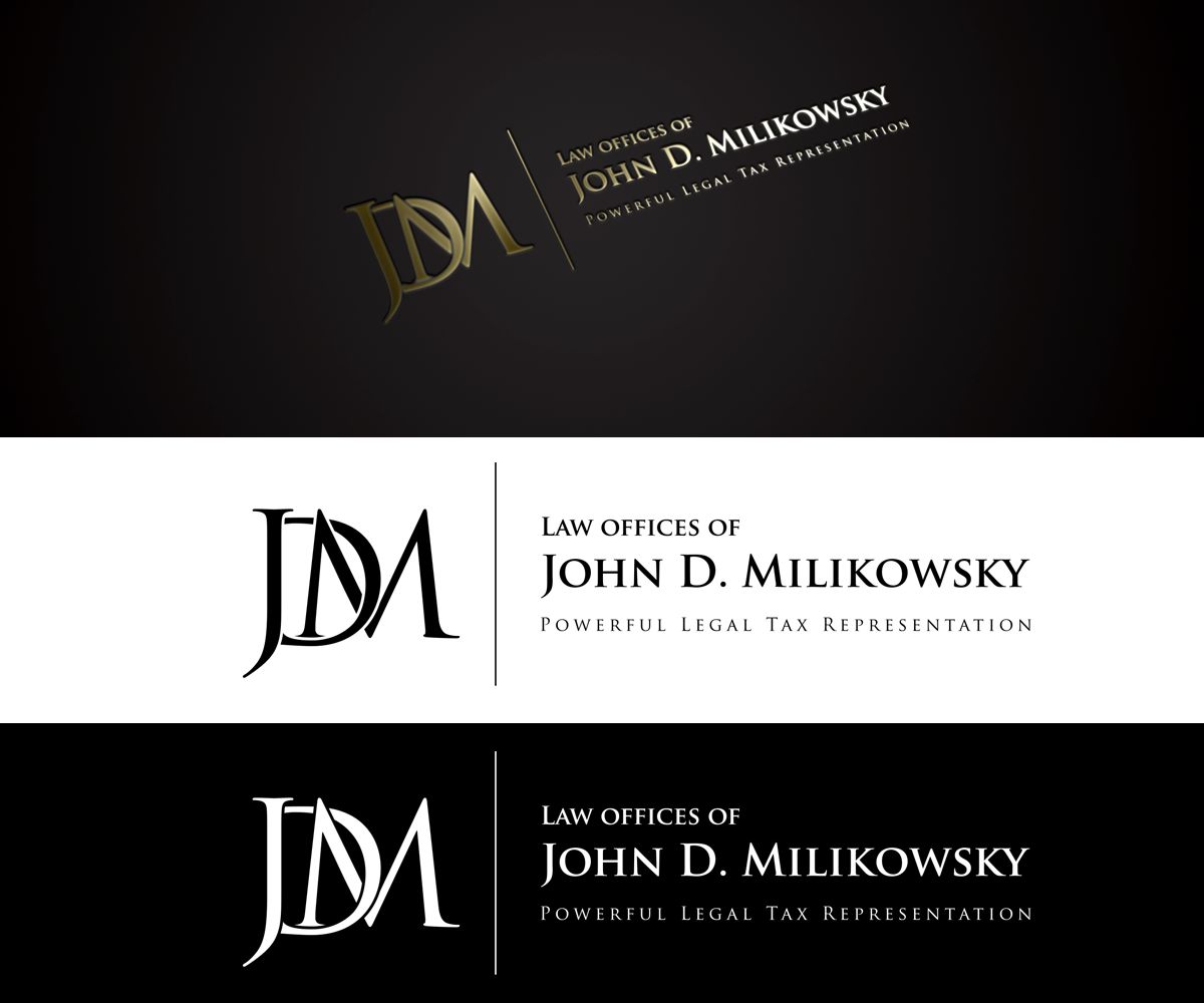 Diseño de Logo por eagle para Law Offices of John D. Milikowsky | Diseño #5833994