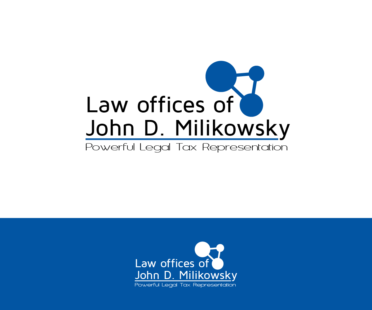Logo-Design von Mysterious Design X für Law Offices of John D. Milikowsky | Design #5821528