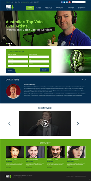 Web Design by pb for Bias | Design: #5770067