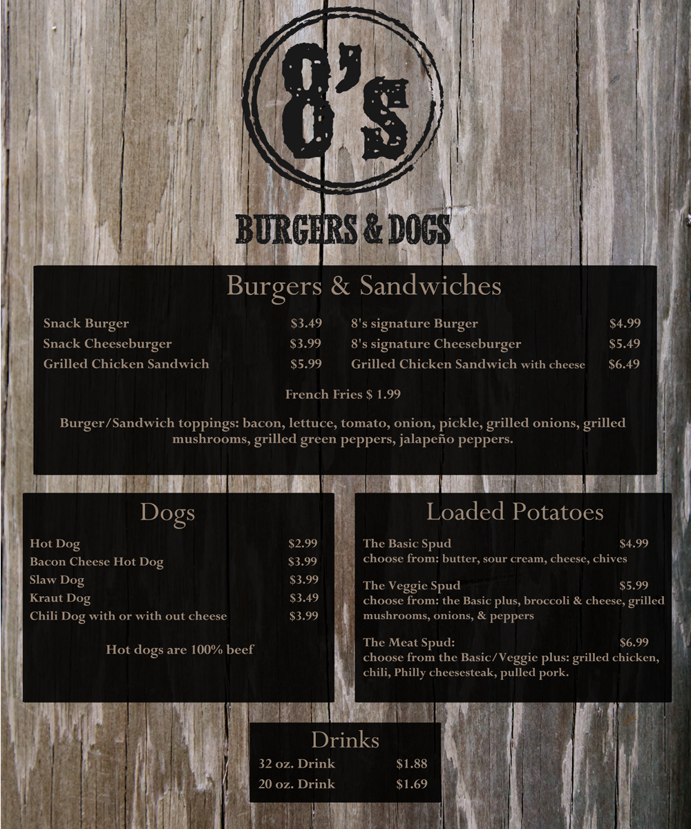 Menu Design by Inspyre Design for this project | Design #1576992
