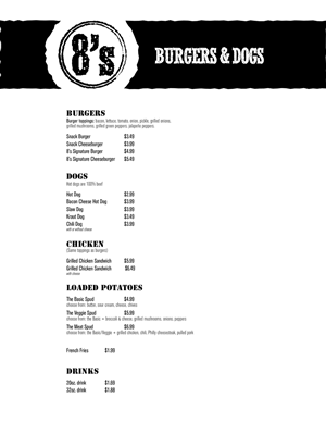 Menu Design by Brittany Warfel for this project | Design: #1583554