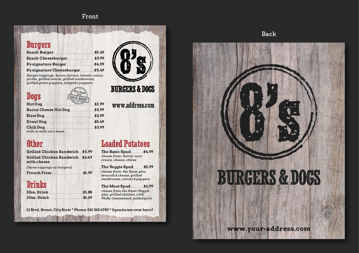 Menu Design by Ekanite for this project | Design: #1590790