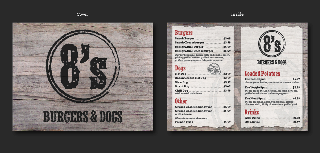 Menu Design by Ekanite for this project | Design #1596524