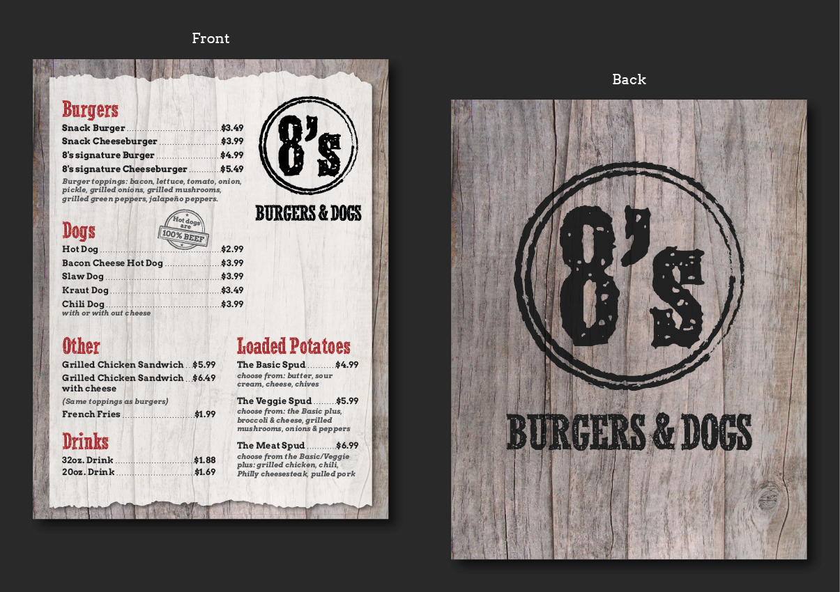 Menu Design by Ekanite for this project | Design #1596525