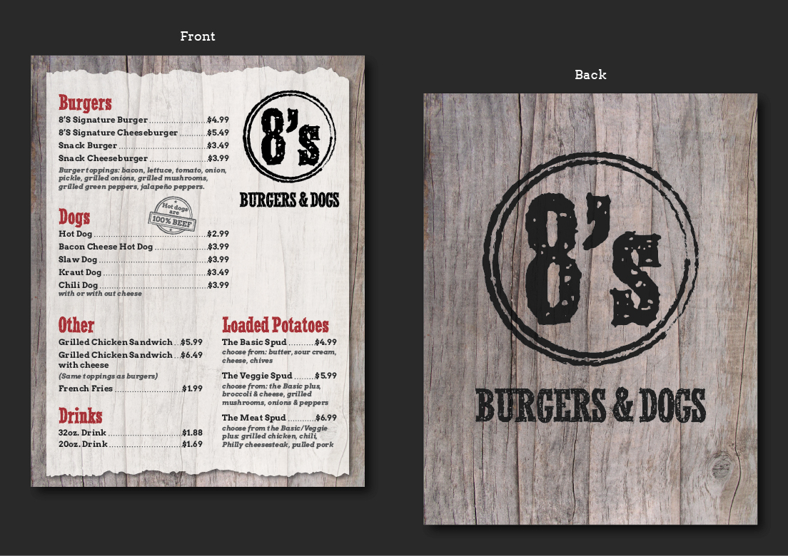 Menu Design by Ekanite for this project | Design #1597203