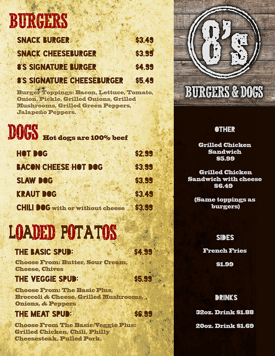 Design de Menu par LOC-I-EYE Creative Solutions pour ce projet | Design #1588411