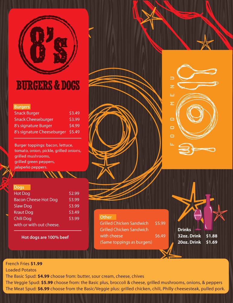 Menu Design by Yas media for this project | Design #1574792