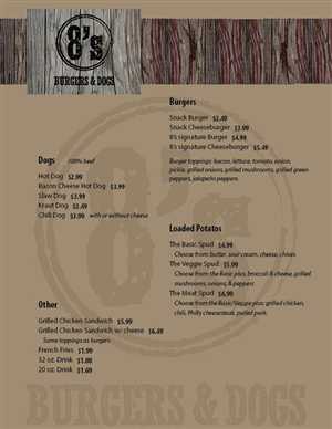Menu Design by cmdes15