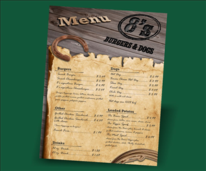 Menu Design by Maestroto for this project | Design: #1574746