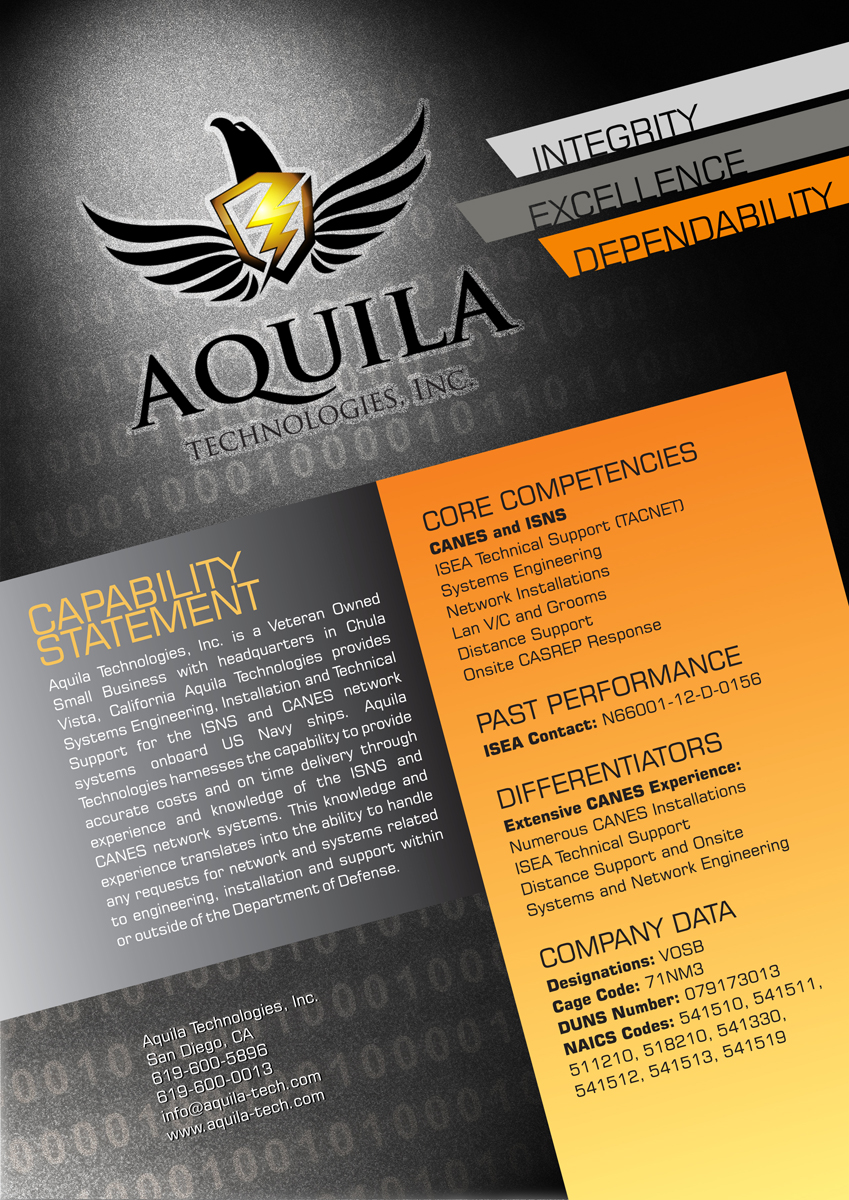 Brochure Design by iworks for Aunautic Technologies | Design #5775979