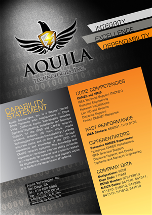 Brochure Design by iworks for Aunautic Technologies | Design #5782283