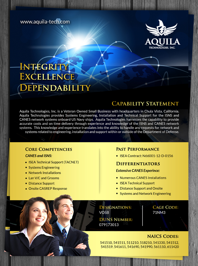Diseño de Brochure por debdesign para Aunautic Technologies | Diseño #5775507