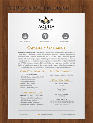 Brochure Design by sun_design for Aunautic Technologies | Design #5771666