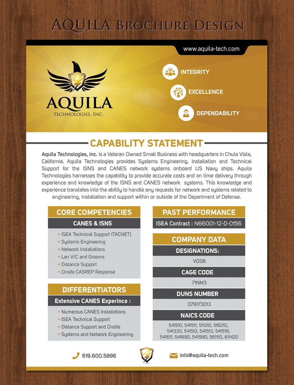 Broschüren-Design von sun_design für Aunautic Technologies | Design #5787837