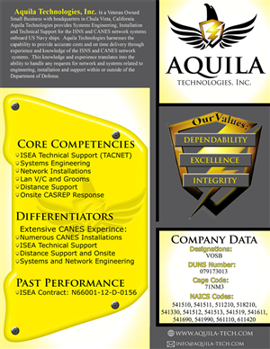 Diseño de Brochure por JayGenius para Aunautic Technologies | Diseño: #5771521