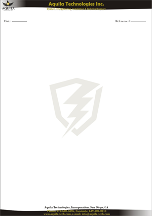 Letterhead Design by DisneyLand for Aunautic Technologies | Design: #5829896