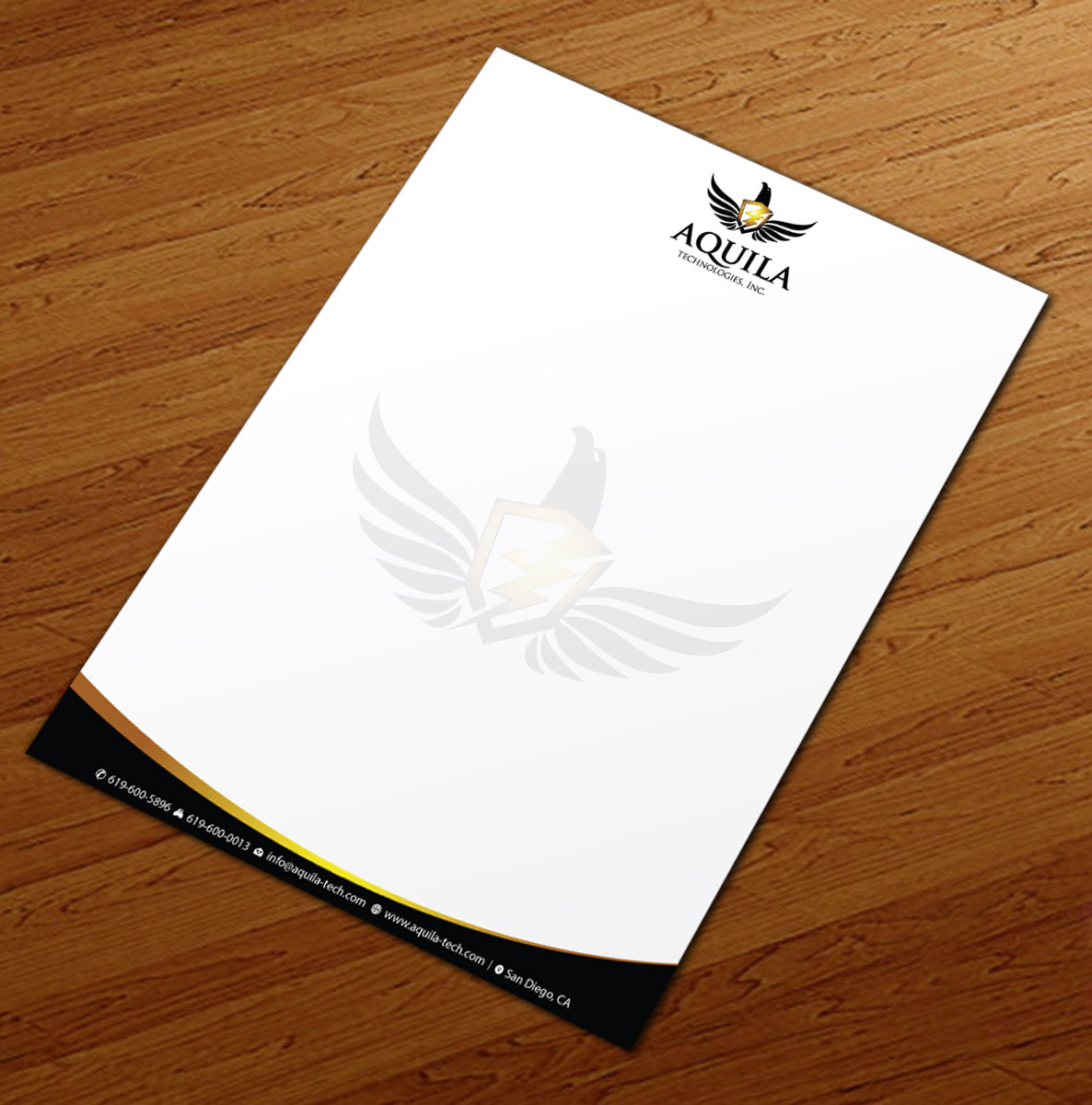 Briefkopf-Design von Infinitive Technology für Aunautic Technologies | Design #5752736