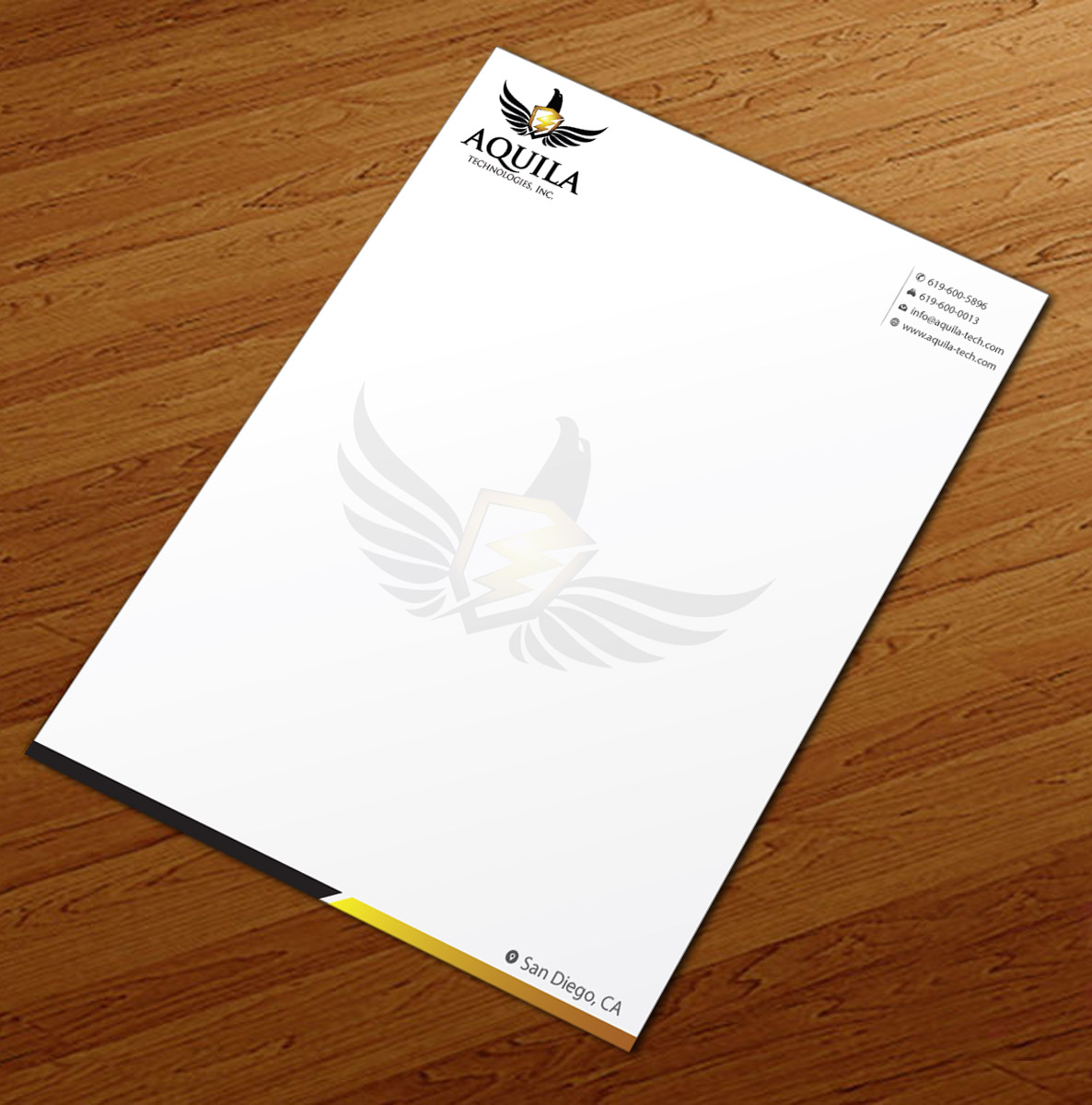 Design En-Tête par Infinitive Technology pour Aunautic Technologies | Design #5752752
