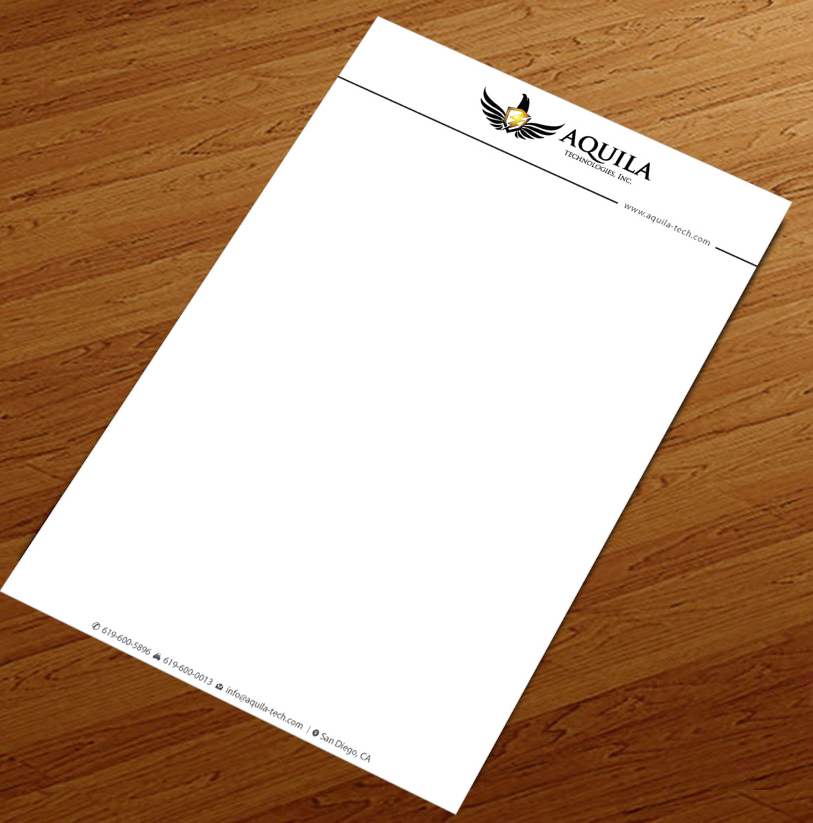 Diseño de Membrete por Infinitive Technology para Aunautic Technologies | Diseño #5752805