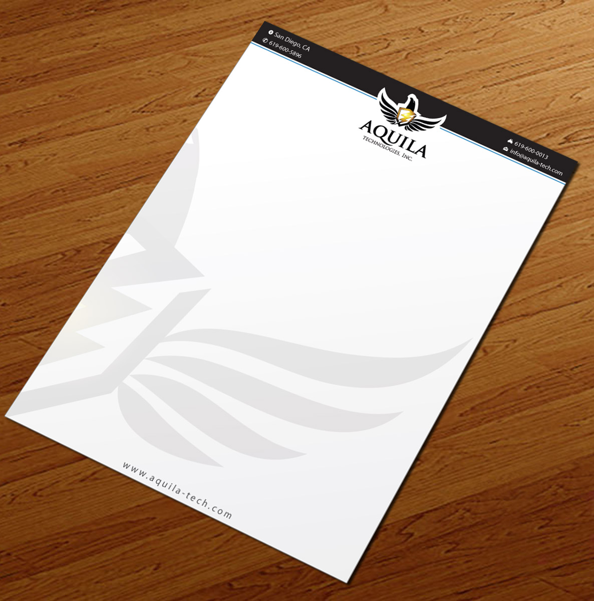 Briefkopf-Design von Infinitive Technology für Aunautic Technologies | Design #5753179