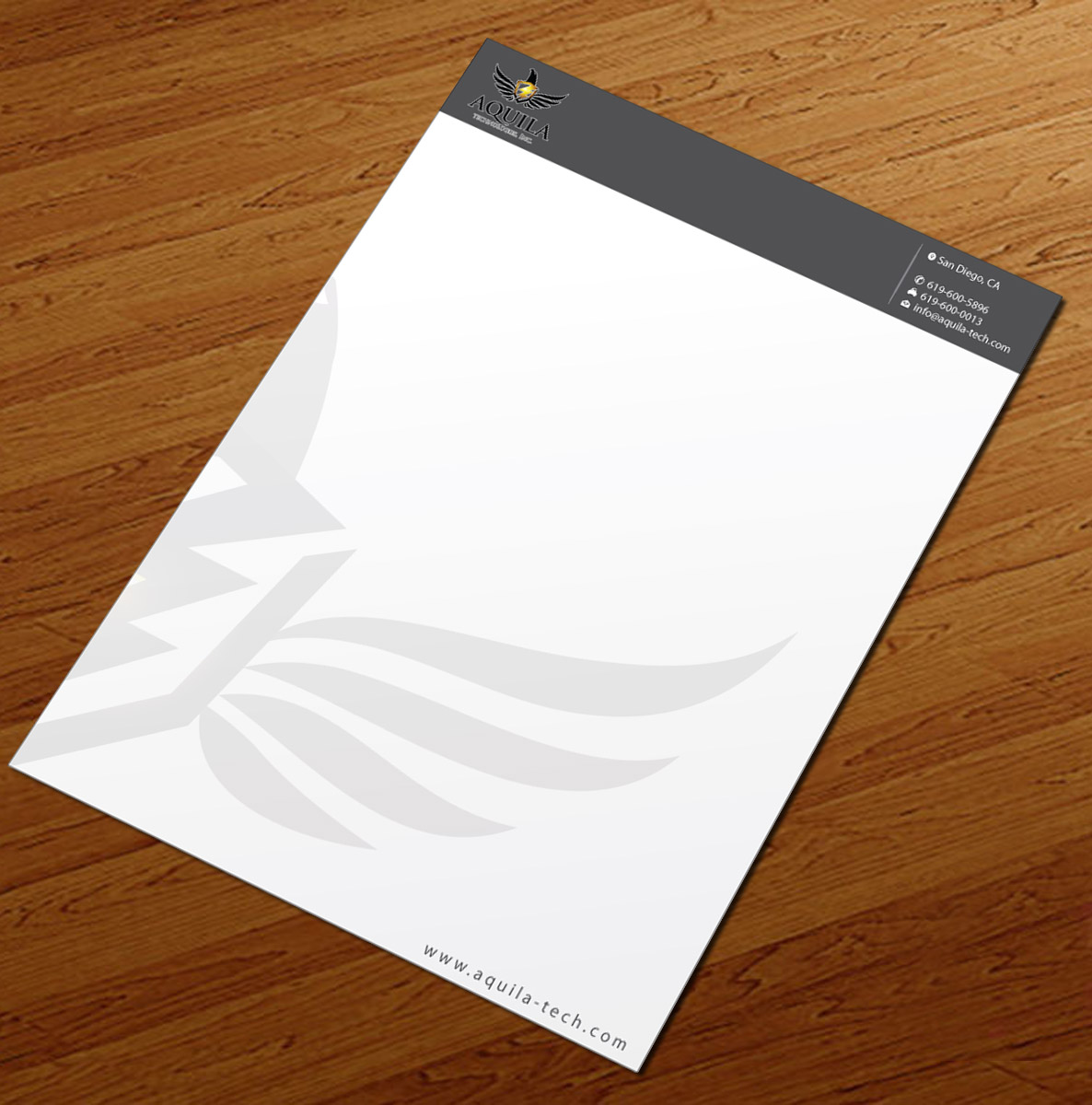 Design En-Tête par Infinitive Technology pour Aunautic Technologies | Design #5753181