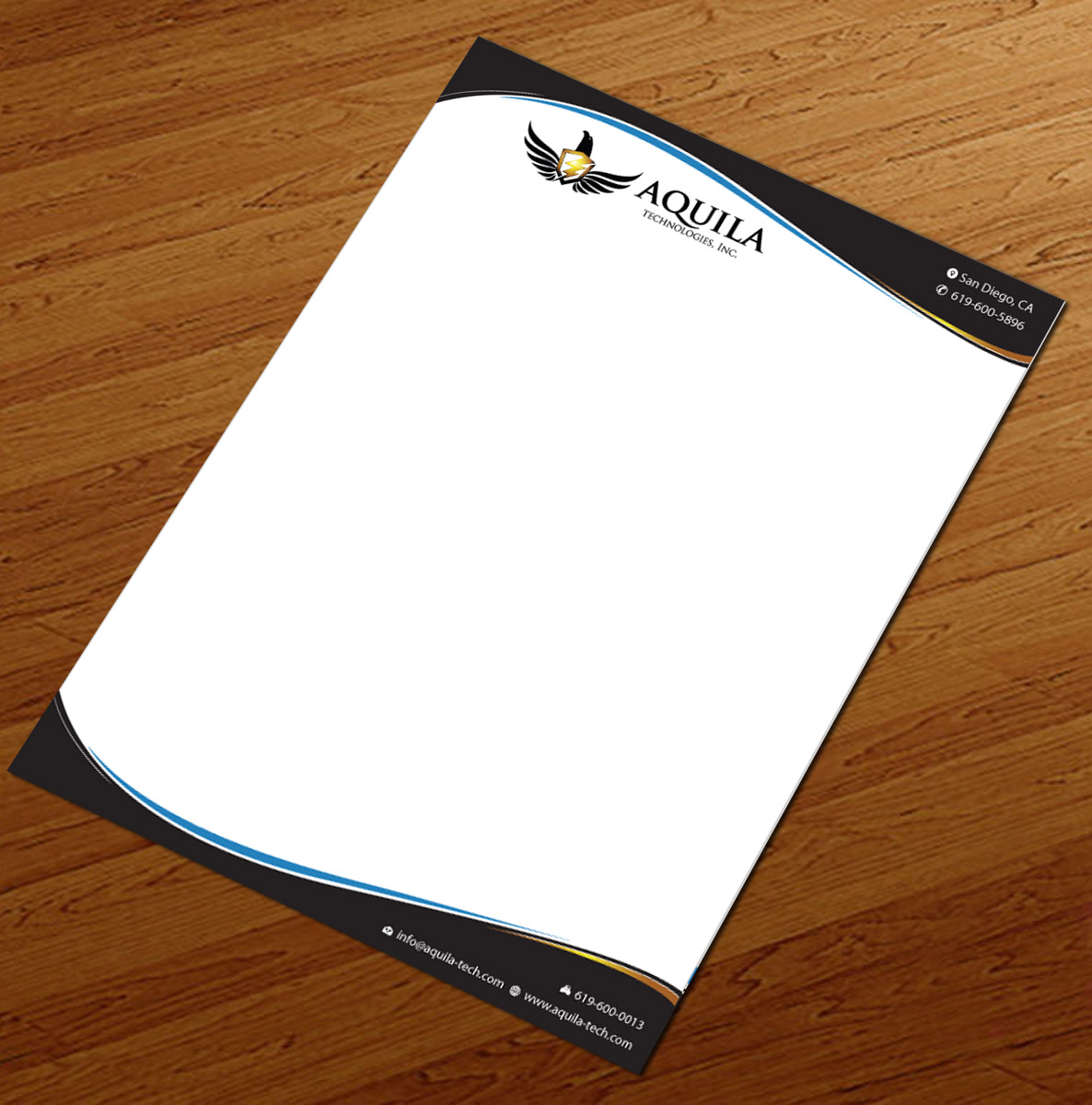 Design En-Tête par Infinitive Technology pour Aunautic Technologies | Design #5753194