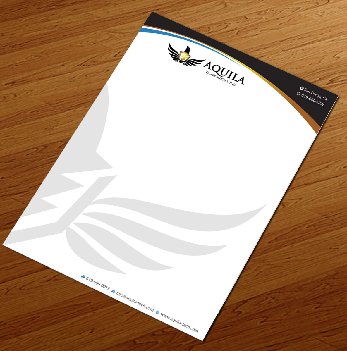 Design En-Tête par Infinitive Technology pour Aunautic Technologies | Design #5753196