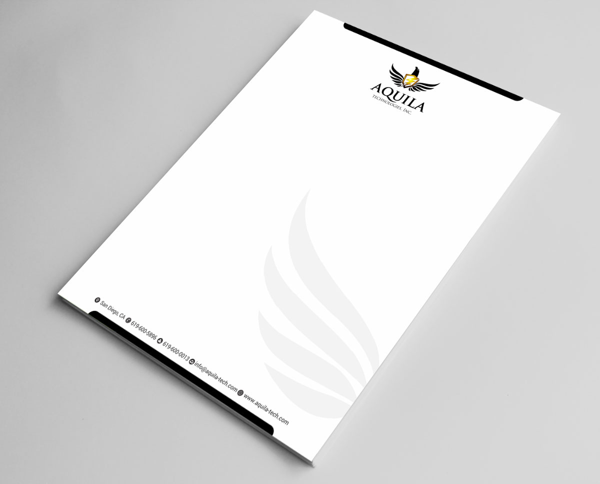 Briefkopf-Design von Infinitive Technology für Aunautic Technologies | Design #5758677