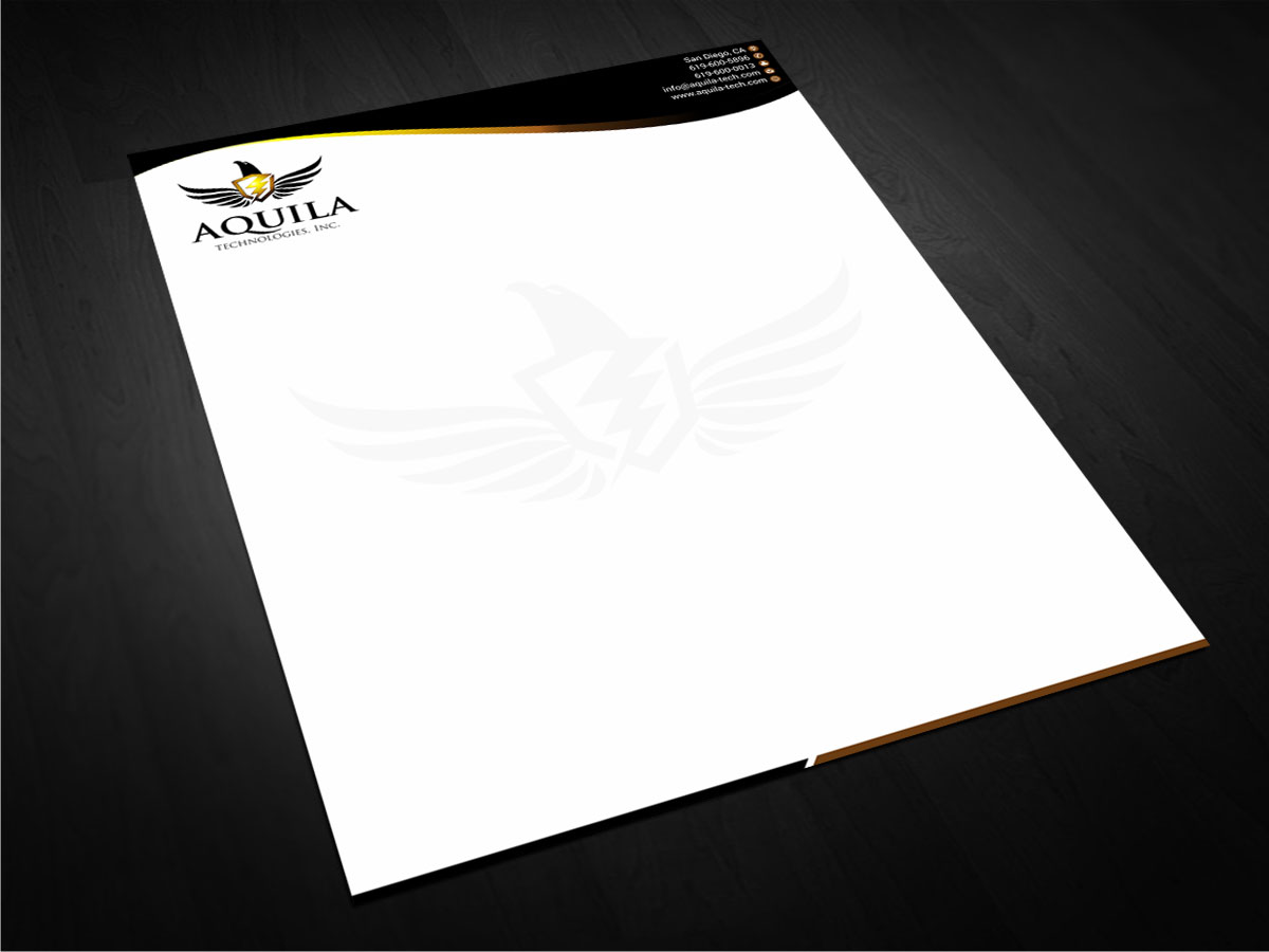 Letterhead Design by Infinitive Technology for Aunautic Technologies | Design #5758773