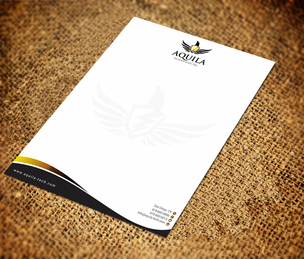 Letterhead Design by Infinitive Technology for Aunautic Technologies | Design #5758905
