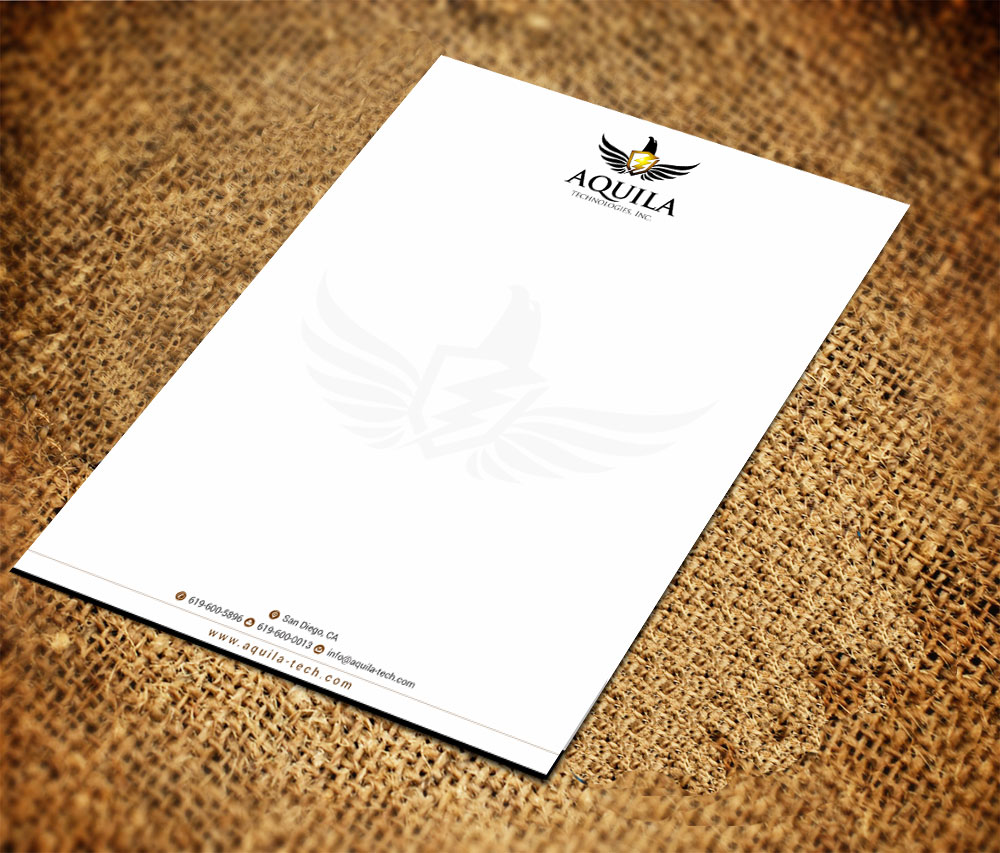 Letterhead Design by Infinitive Technology for Aunautic Technologies | Design #5758923