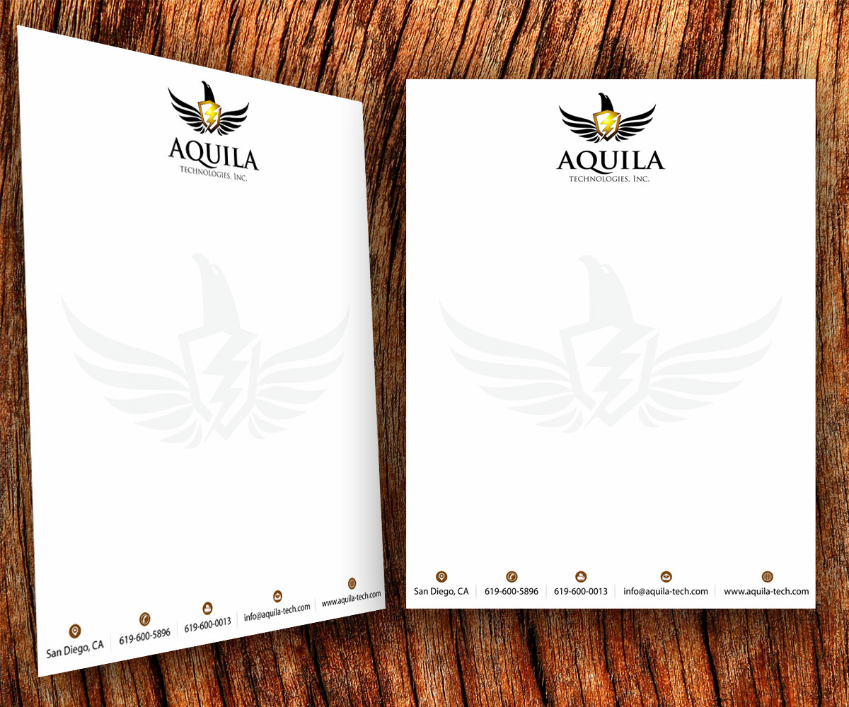 Letterhead Design by Infinitive Technology for Aunautic Technologies | Design #5758959