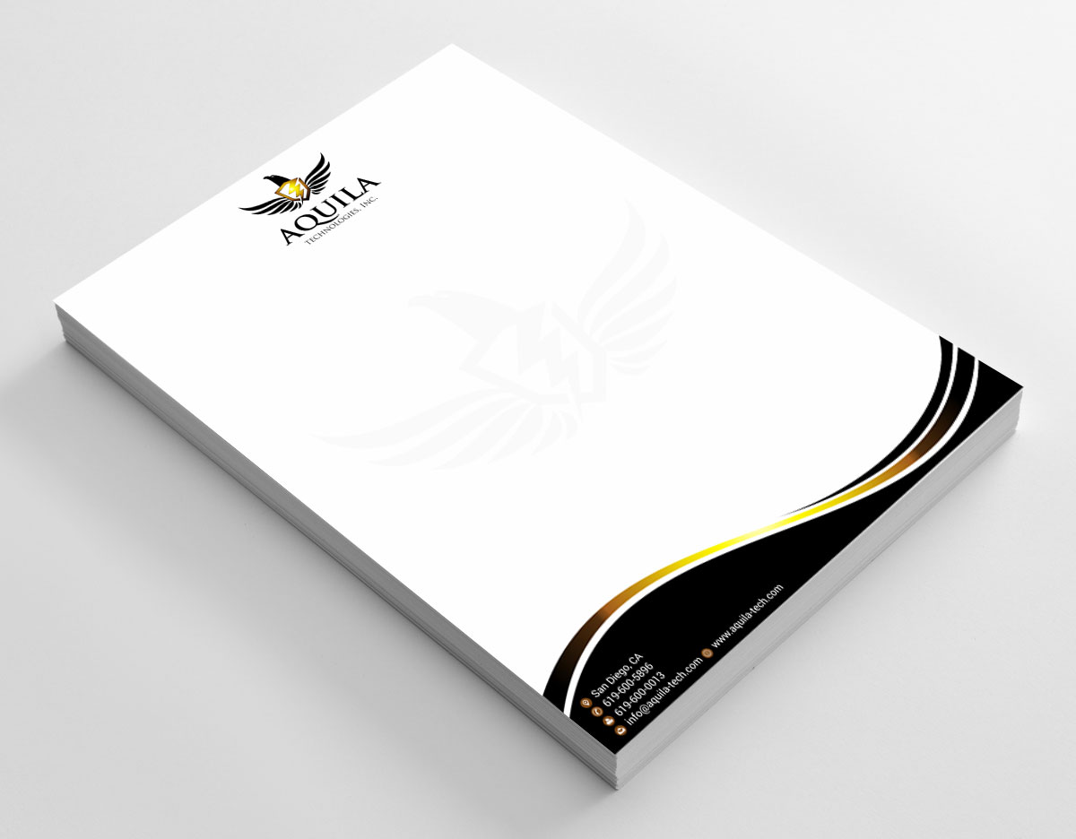 Diseño de Membrete por Infinitive Technology para Aunautic Technologies | Diseño #5759273