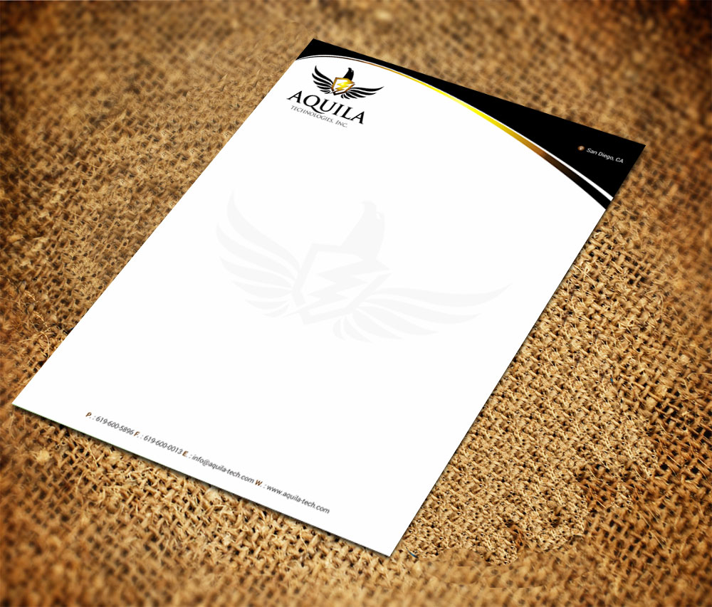Briefkopf-Design von Infinitive Technology für Aunautic Technologies | Design #5759291