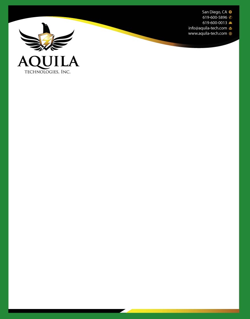 Briefkopf-Design von Infinitive Technology für Aunautic Technologies | Design #5770900