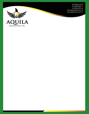 Letterhead Design by Infinitive Technology for Aunautic Technologies | Design: #5770900