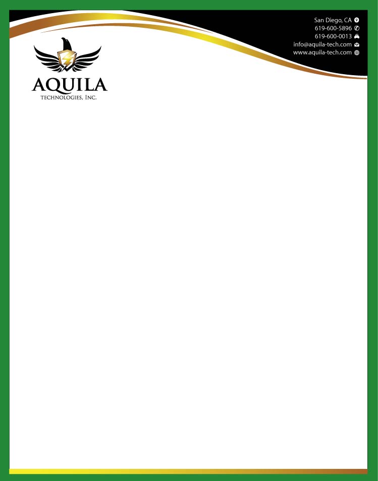 Diseño de Membrete por Infinitive Technology para Aunautic Technologies | Diseño #5770929