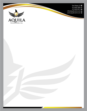 Letterhead Design by Infinitive Technology for Aunautic Technologies | Design: #5778731