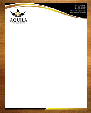 Letterhead Design by Infinitive Technology for Aunautic Technologies | Design: #5779088