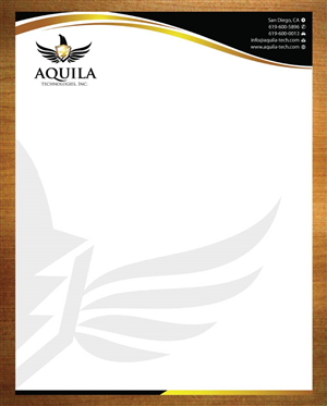 Letterhead Design by Infinitive Technology for Aunautic Technologies | Design: #5779103