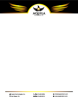 Letterhead Design by karenloh0630 for Aunautic Technologies | Design: #5811956