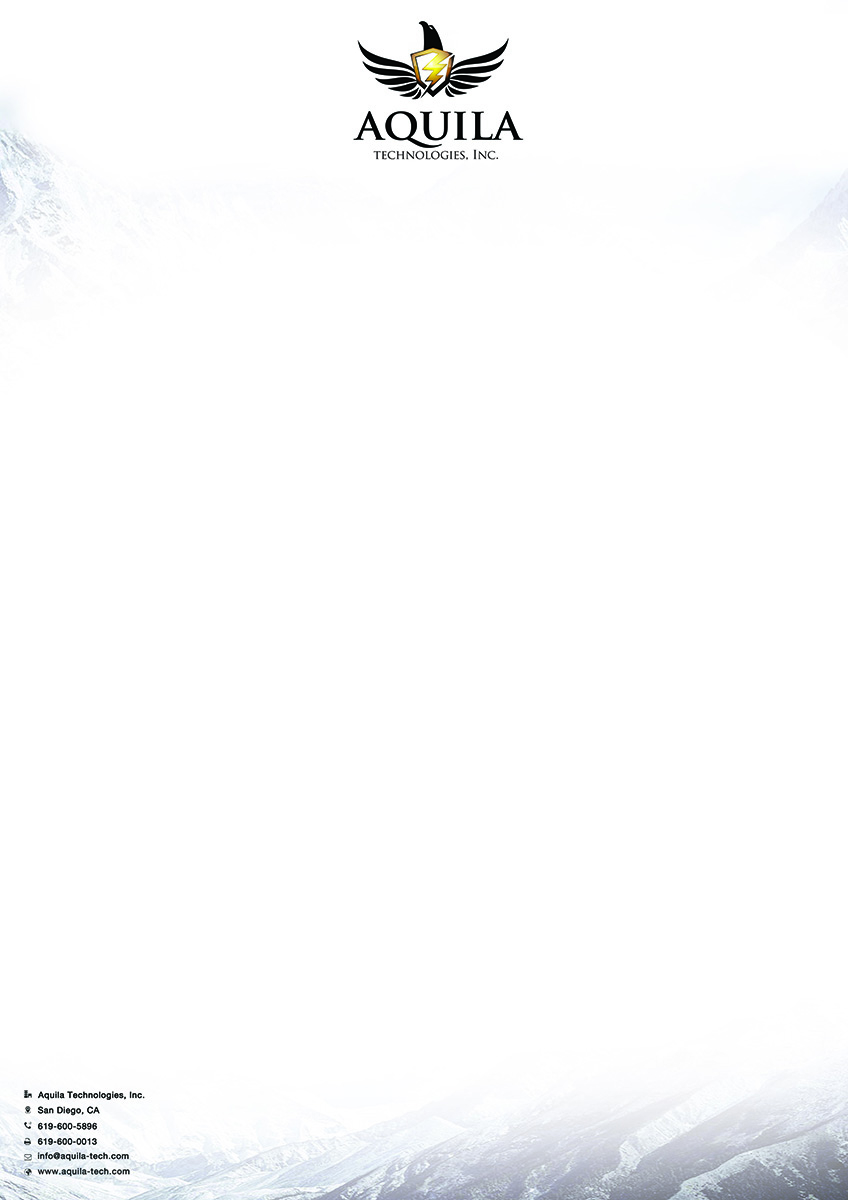 Letterhead Design by LenH for Aunautic Technologies | Design #5775696