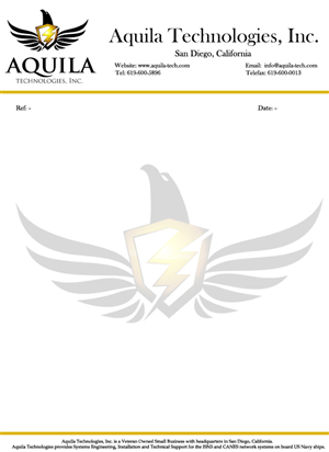 Letterhead Design by kkredkar2 for Aunautic Technologies | Design #5747818