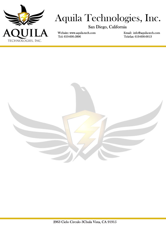 Letterhead Design by kkredkar2 for Aunautic Technologies | Design #5773339