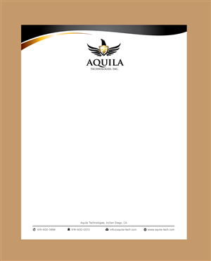 Letterhead Design by meet007 for Aunautic Technologies | Design: #5805516