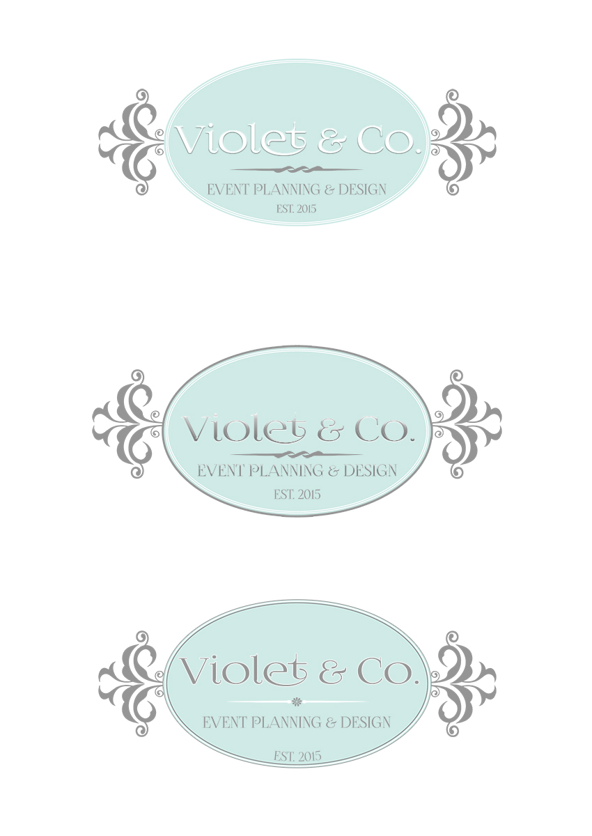 Logo Design by Dawn Larder for Violet and Company Event Planning and Design | Design #5774821
