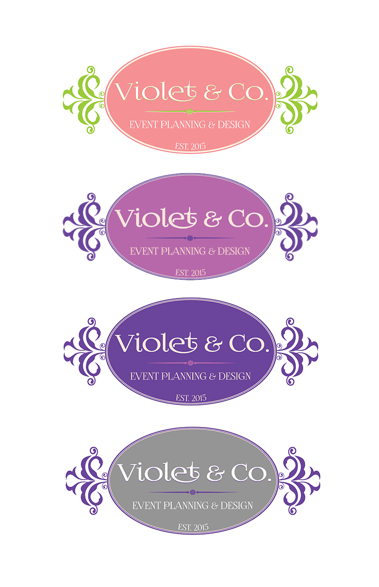 Logo Design by Dawn Larder for Violet and Company Event Planning and Design | Design #5829597