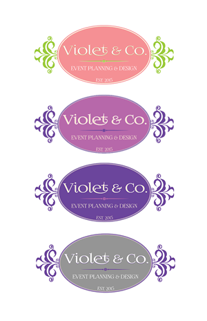 Logo Design by Dawn Larder for Violet and Company Event Planning and Design | Design: #5829597