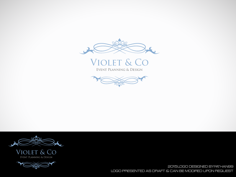 Logo Design by Fathan99 for Violet and Company Event Planning and Design | Design #5764331