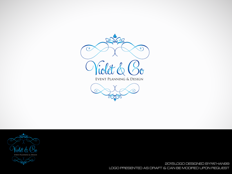Logo Design by Fathan99 for Violet and Company Event Planning and Design | Design #5764533